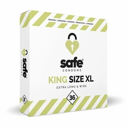 Safe - King Size XL Condoms 36 pcs