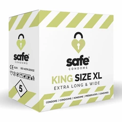 Safe - King Size XL Condoms 5 pcs