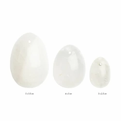 La Gemmes - Yoni Egg Set Clear Quartz