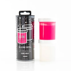 Clone A Willy - Refill Glow in the Dark Hot Pink Silicone