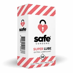 Safe - Super Lube Condoms 10 pcs