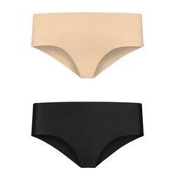 Bye Bra - Invisible Hipster (Nude & Black 2-Pack) S