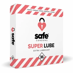 Safe - Super Lube Condoms 36 pcs