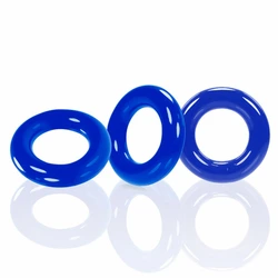 Oxballs - Willy Rings Police Blue 3 pcs