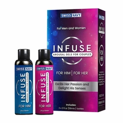 Swiss Navy - Infuse 2-in-1 Arousal Gel for Him & Her 2 x 59 ml