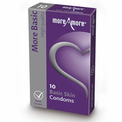 MoreAmore - Basic Skin Condoms 10 pcs