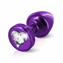 Diogol - Anni R Butt Plug Heart Purple 25 mm