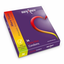 MoreAmore - Tasty Skin Condoms 36 pcs