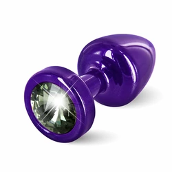 Diogol - Anni Round Purple & Black 25 mm