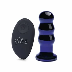 Glas - Vibrating Beaded Butt Plug