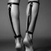 Bijoux Indiscrets - Maze Back Leg Garter Black