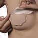 Bye Bra - Breast Lift & Fabric Nipple Covers F-H Nude 3 Pairs
