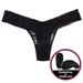 Secrets Vibrating Panties - Lace Thong Black