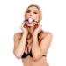 Whipsmart - Glow in the Dark Silicone Ball Gag Black