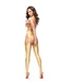 SP800 - Shiny Tights with Erotic Cutout - Gold - S