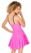 Vinyl Dress pink L