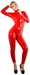 Latex Catsuit red XL